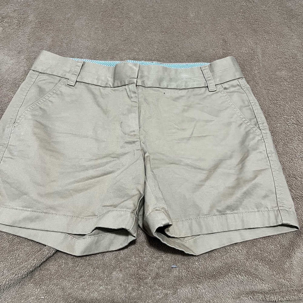 J. Crew Women's Khaki Cargo Shorts